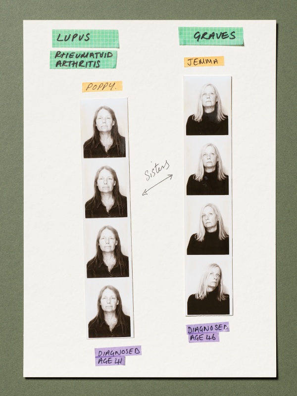 Jenny Lewis Autoportraits Lupus & Rheumatoid Arthritis, Graves :
Poppy, Jemma